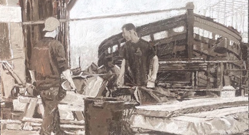 CUSTOM HOUSE: Greg Ramsden RSMA - Capturing Light in Mixed Media