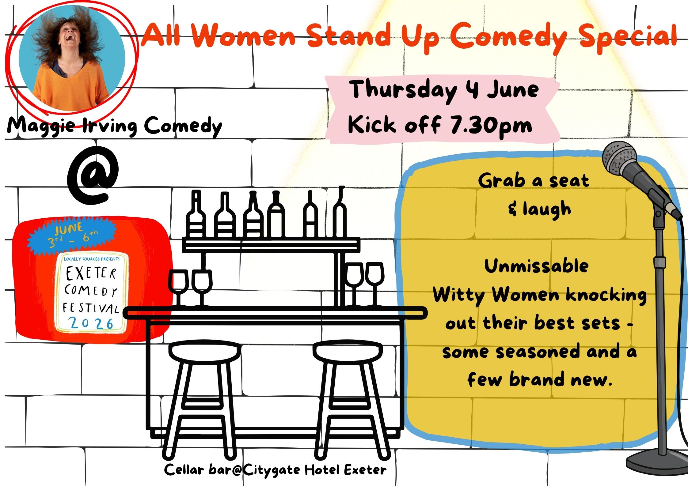 Exeter Comedy Festival - Maggie Irving: All Women Stand Up Comedy Special